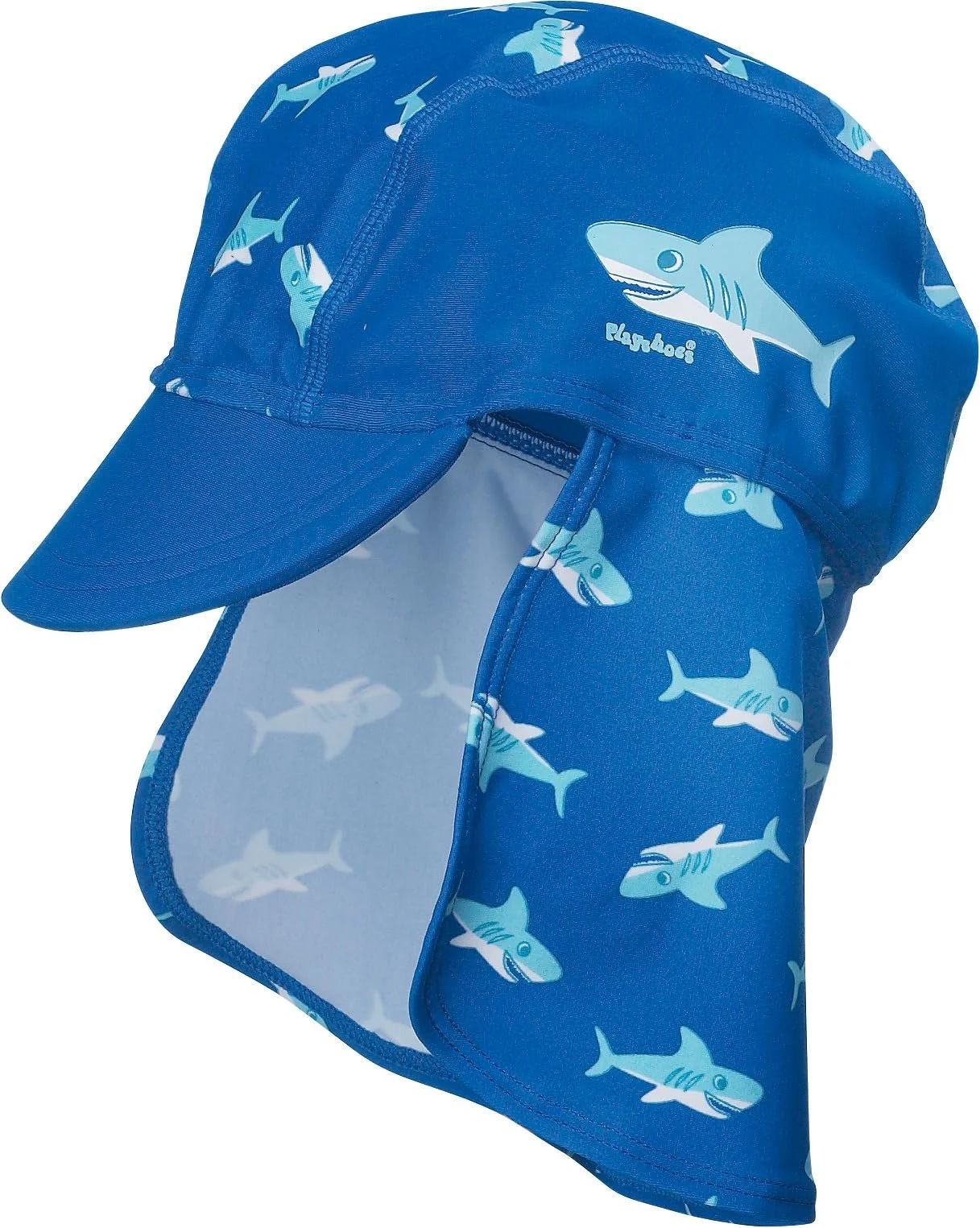 Шапка Playshoes Sun Protection Shark для мальчика, размер 49 см, фото №1