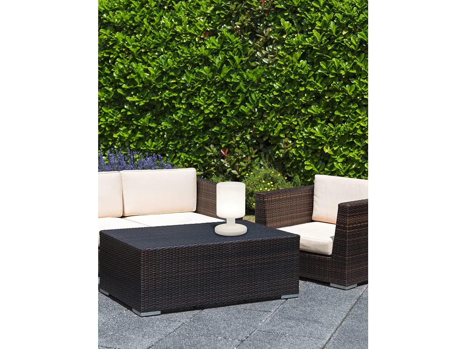 Настільна лампа Set of 2 Rechargeable LED IP44 20 см White, фото №4