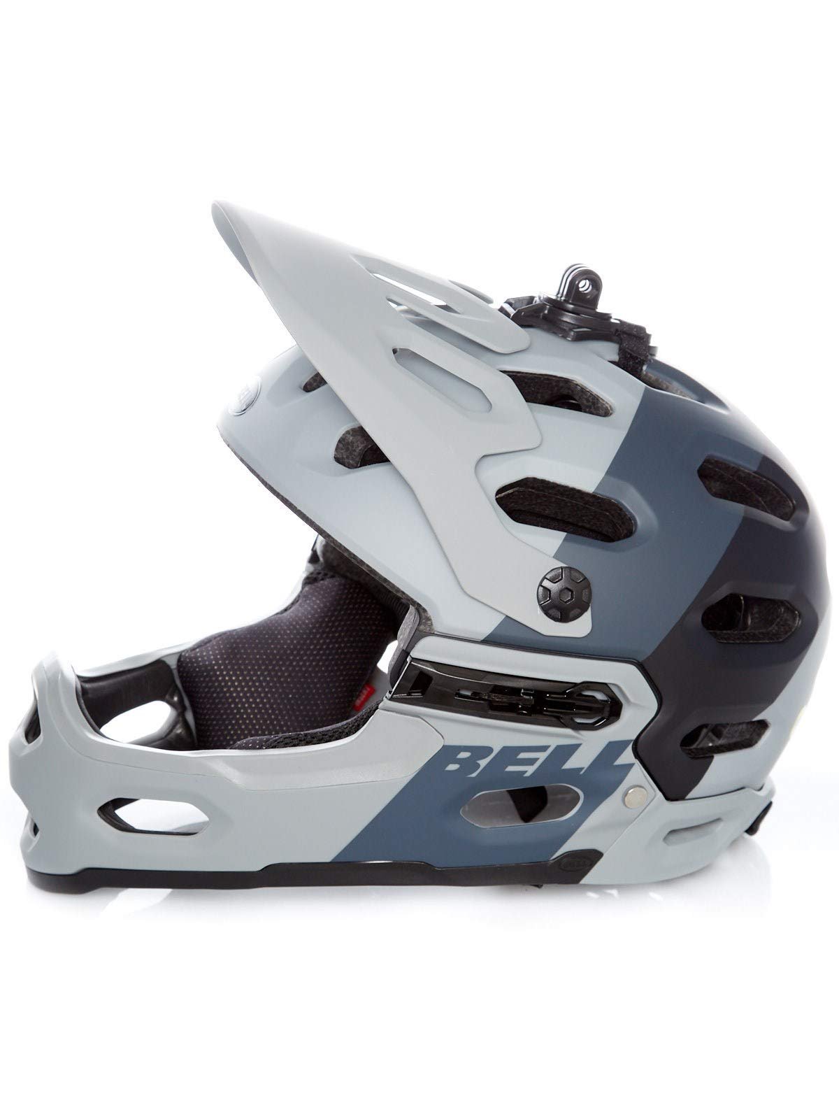 Шлем BELL Super 3R MIPS MTB, матовый серый Downdraft, L/58-62 см, фото №6