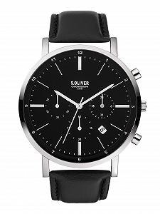Чоловічий годинник Timex Chronograph Quartz з шкіряним ремінцем - Фото 1