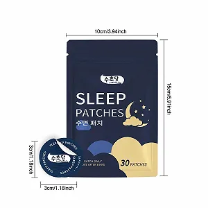 Пластыри для сна All Natural Deep Sleep Patches, 30 шт synthetic.ua - Фото 1