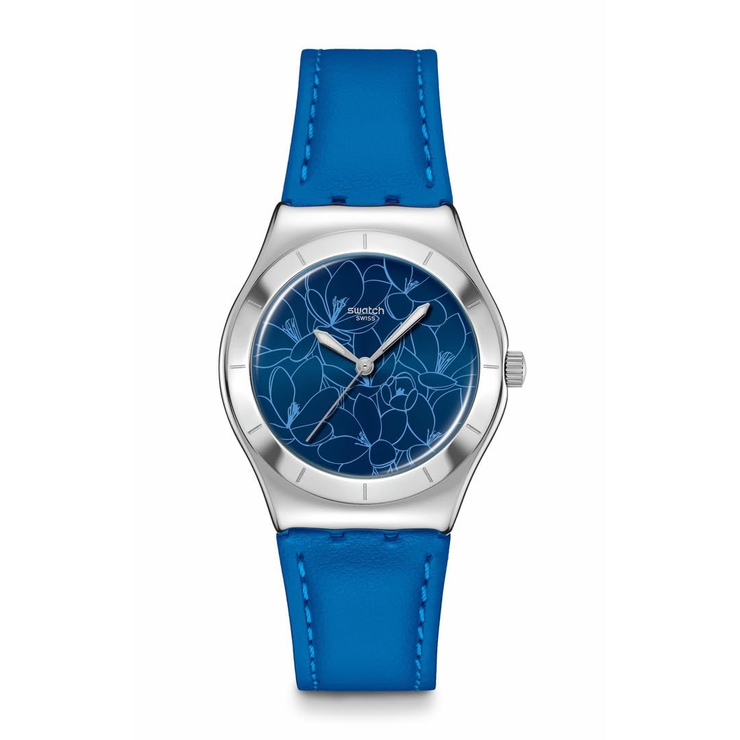 Часы Swatch Blue Petal Promise, синий, Ремешок., фото №1 Часы Swatch Blue Petal Promise, синий, Ремешок., фото №1