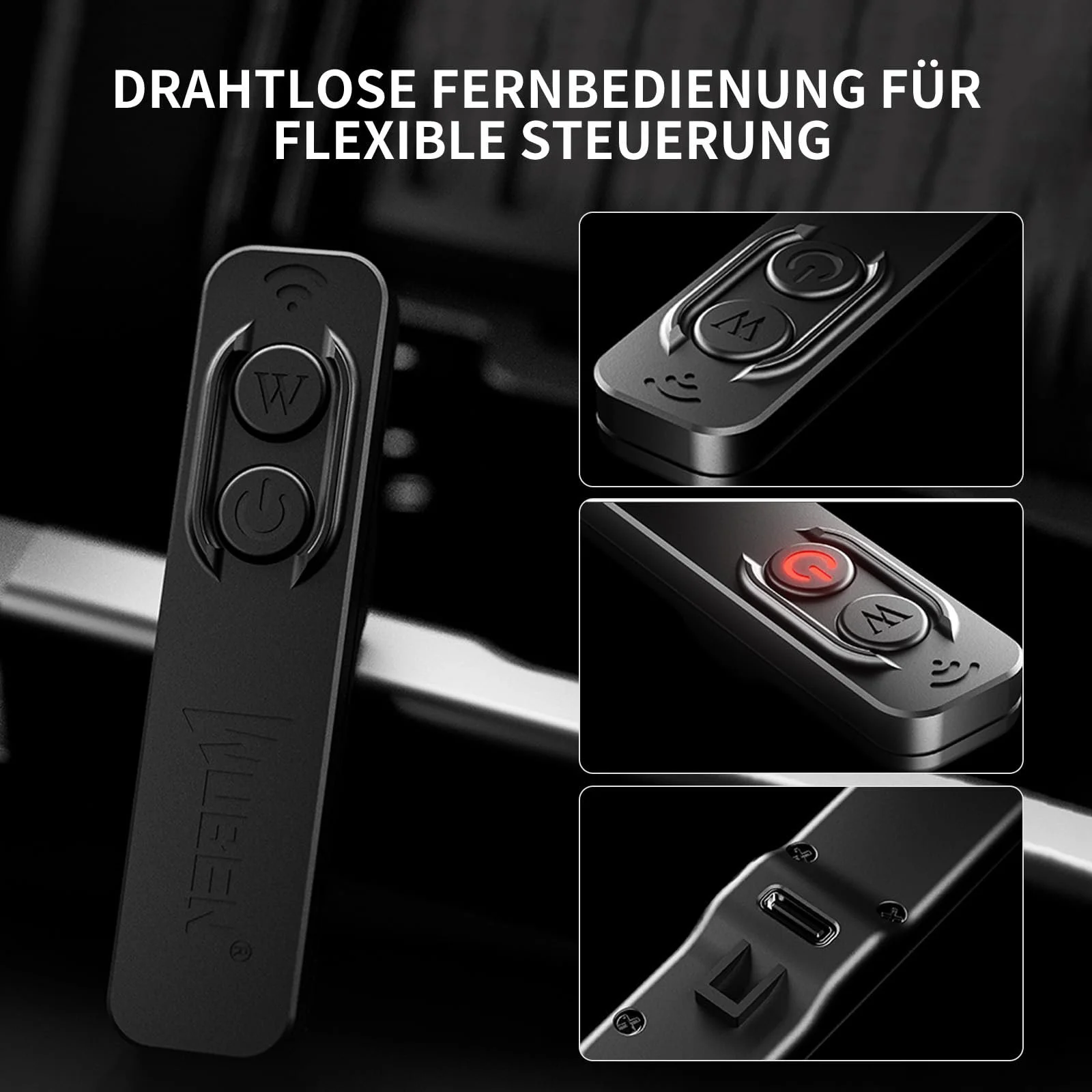 Ліхтар WUBEN A1 Перезаряджуваний 20000 Люмен 2000 м Далекобійний Пошуковий ліхтар з дистанційним керуванням, 8 режимів Швидка зарядка, Розрядка, Інтелектуальний контроль температури, фото №6