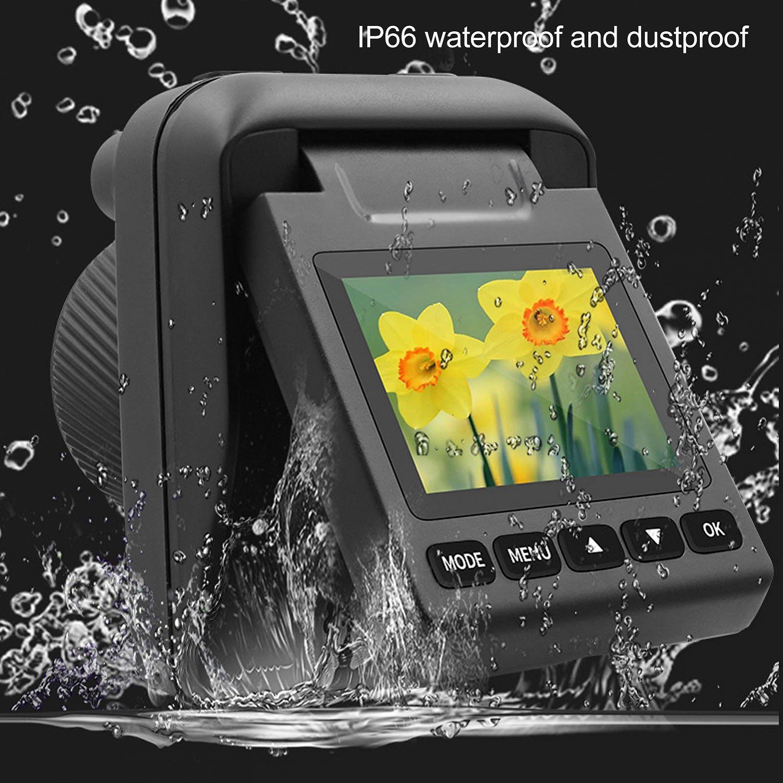 Екшн-камера Goshyda Time-lapse Будівництво Водонепроникна IP66 2-дюймовий LCD екран 32MP 4K Внутрішня, фото №5