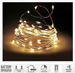 Гірлянда Дротяна Spetebo 200 LED Теплий Білий 1190 см synthetic.ua - Фото 1