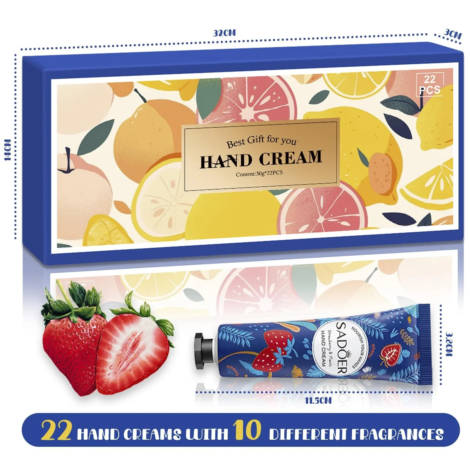 Крем для рук UCAMP Набір, 22 шт, Різні аромати, фото №6