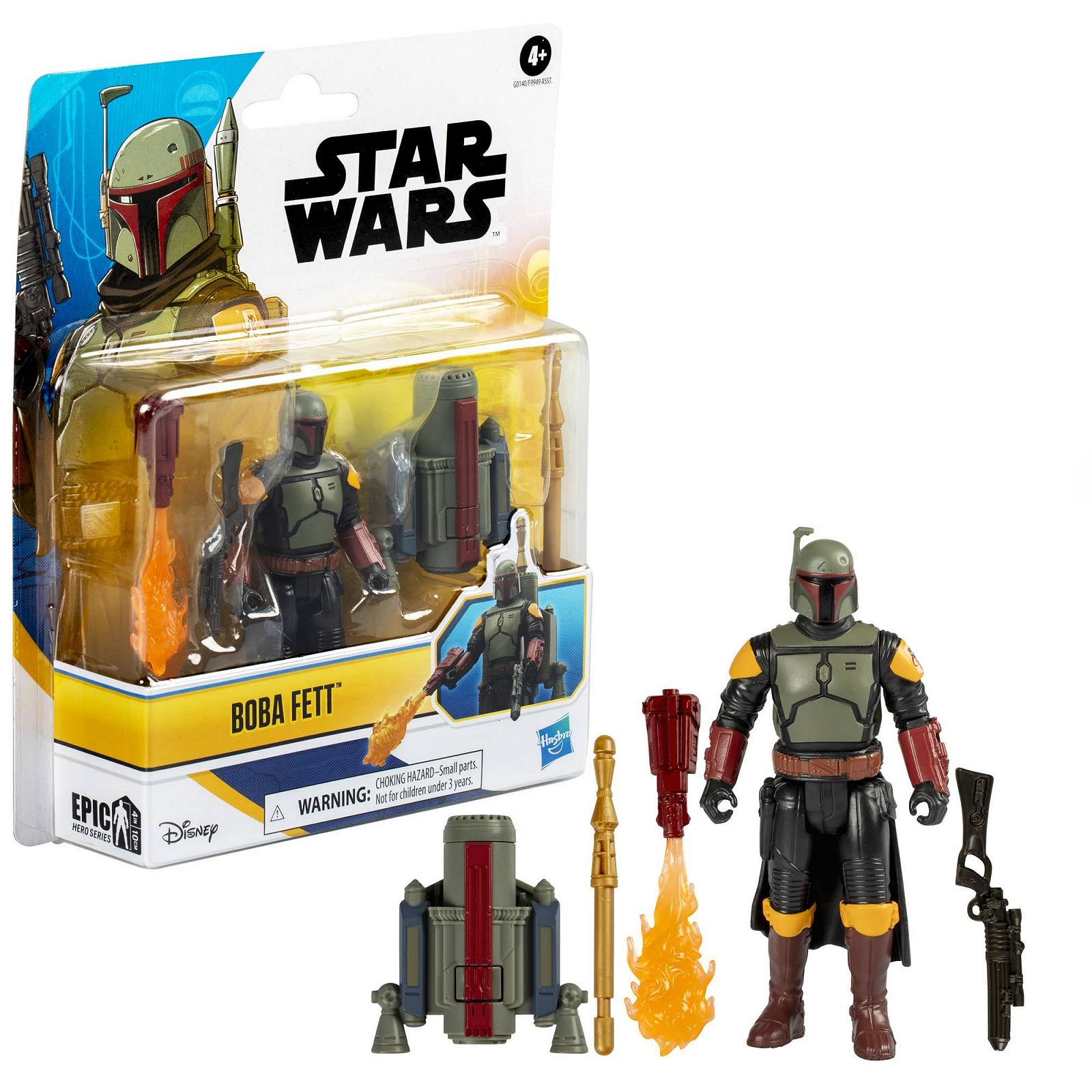Фігурка Boba Fett Star Wars Epic Hero Series 4 дюйми з 4 аксесуарами, фото №3