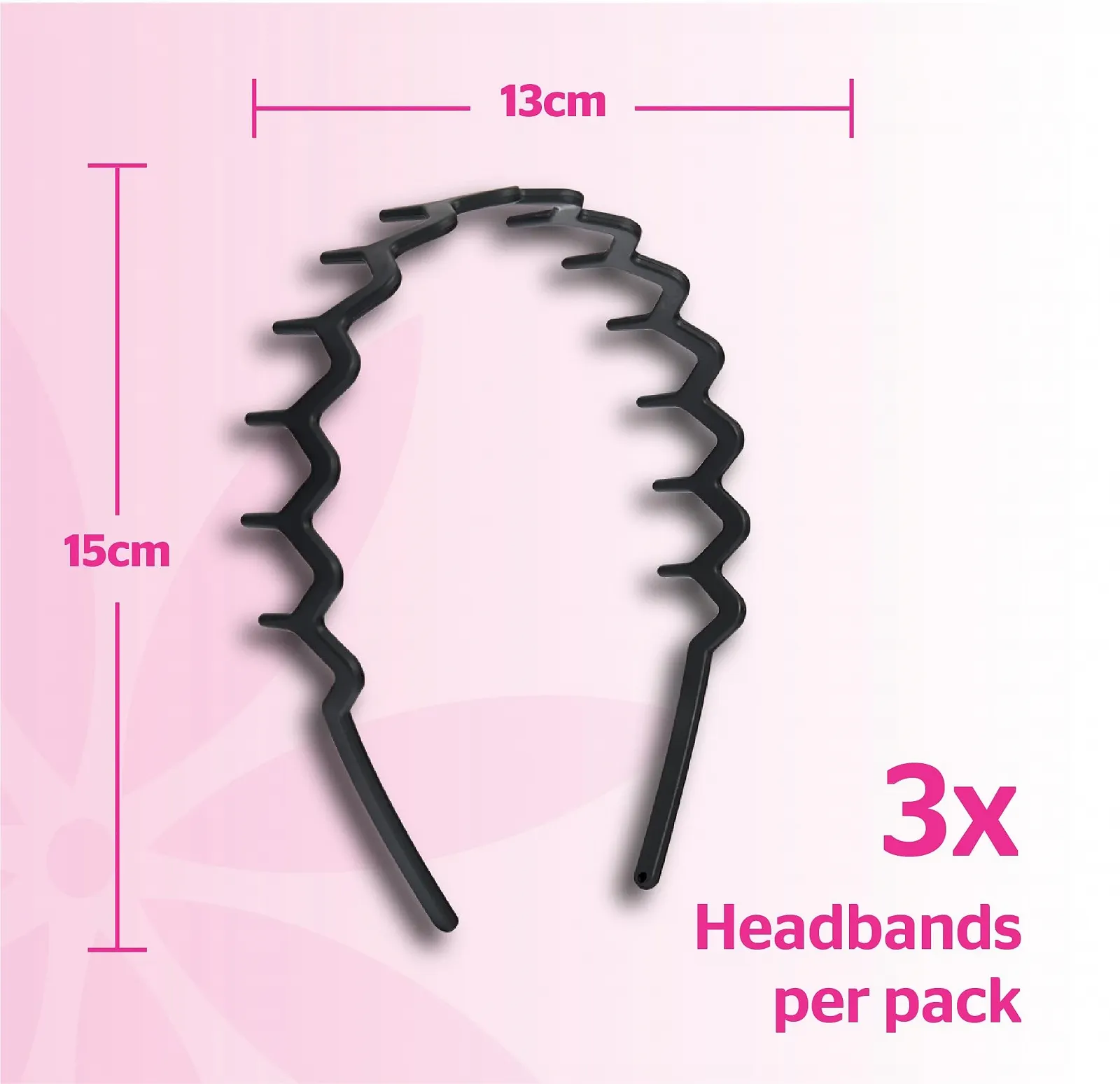 Обруч для волосся Brushworks Neutral Zig Zag, набір 3 шт, фото №5 Обруч для волосся Brushworks Neutral Zig Zag, набір 3 шт, фото №5