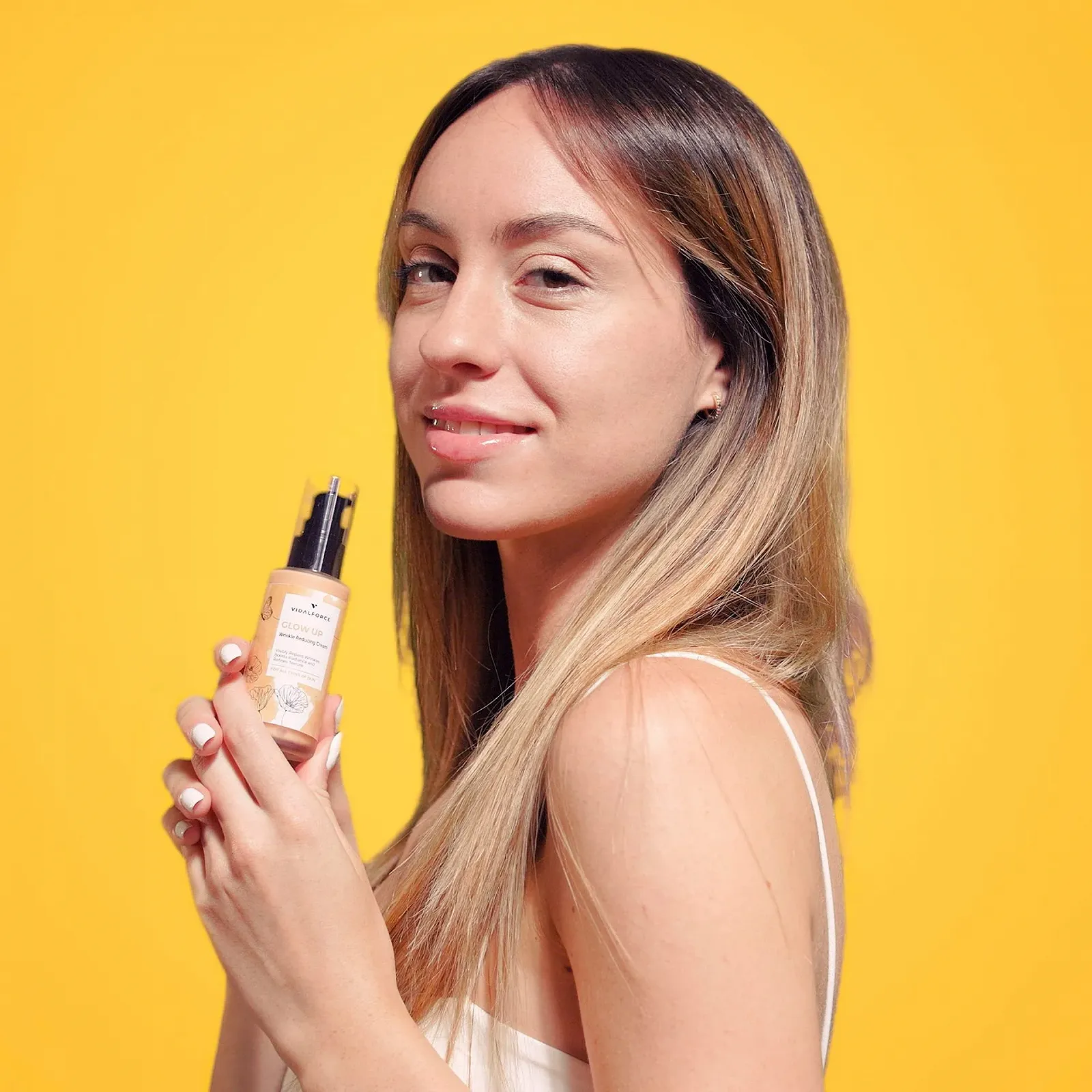 Антивіковий крем VidalForce Glow Up з ретинолом (Bakuchiol), вітаміном C, гіалуроновою кислотою, астаксантином і колагеном, фото №5 Антивіковий крем VidalForce Glow Up з ретинолом (Bakuchiol), вітаміном C, гіалуроновою кислотою, астаксантином і колагеном, фото №5