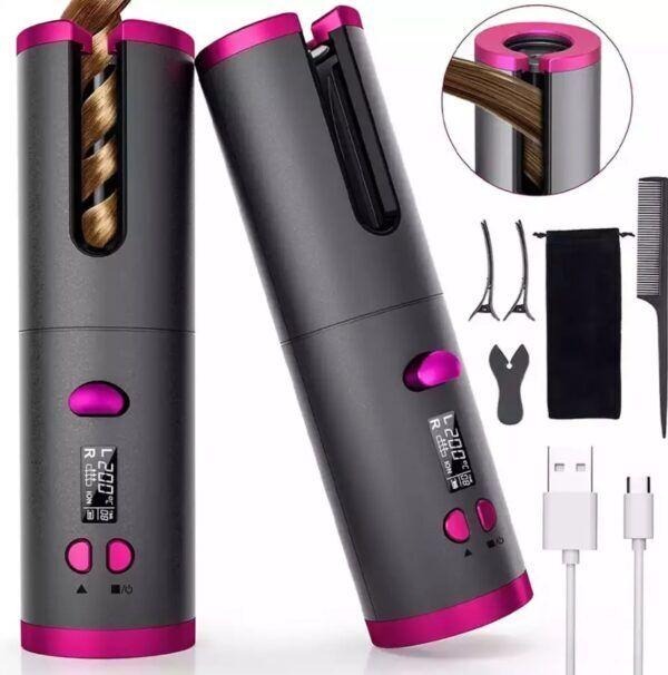 Авто-бигуди Ramindong Hair curler RD-060 Grey Беспроводной стайлер для завивки волос, фото №2