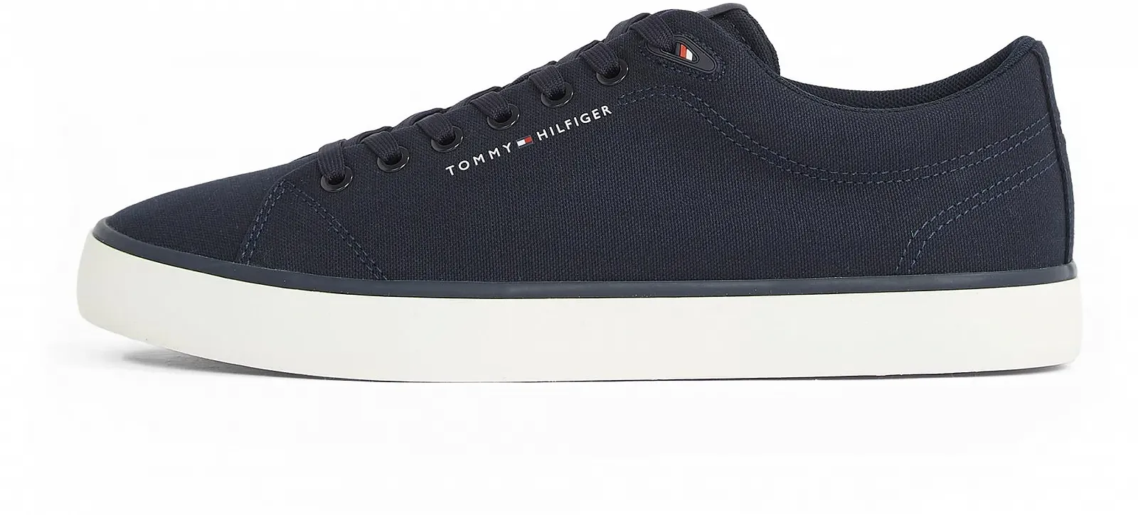 Кеды Tommy Hilfiger Core Canvas Vulcanized Sneaker Low Top, Cерый (Overcast Grey), 44, фото №1