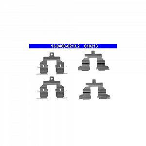 Монтажний комплект дискових гальмівних колодок ATE 13.0460-0213.2 NISSAN задня вісь - Фото 1