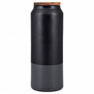 Ємності для зберігання Cole & Mason Hinxton H822139 керамічні з дерев'яною кришкою 292 мм x 110 мм Black/Grey/Brown - Фото 1