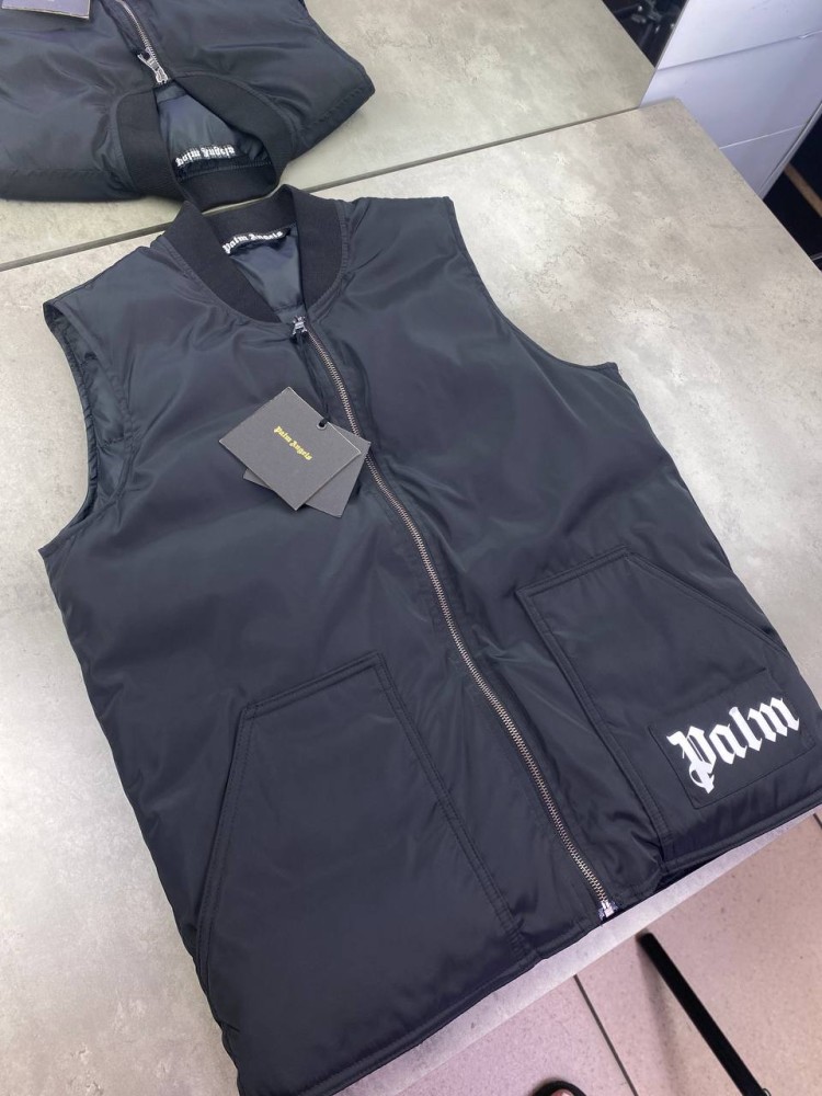 Жилет черный Palm Angels v025, фото №6