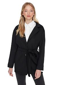 TRENDYOL Однотонний Вязаний Пальто synthetic.ua - Фото 1