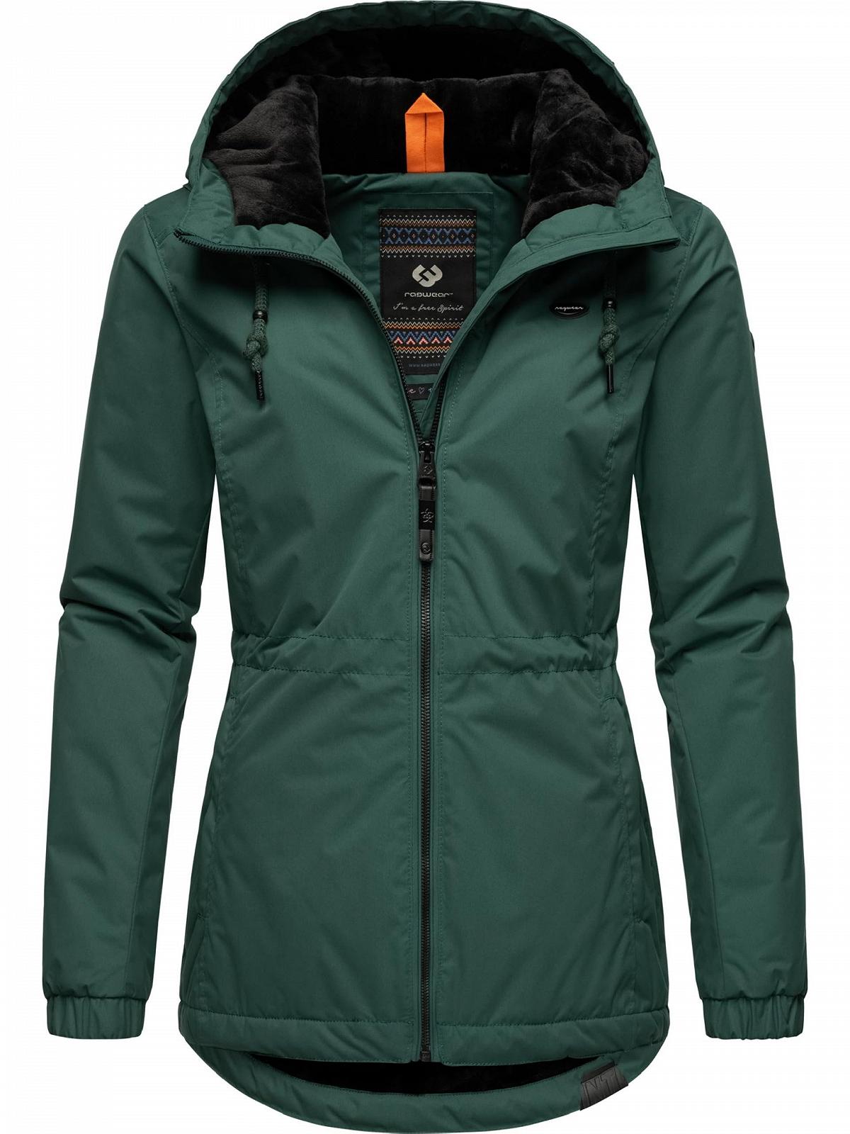 Теплая зимняя водонепроницаемая куртка с капюшоном Ragwear Dankka женская YOUMODO, фото №4