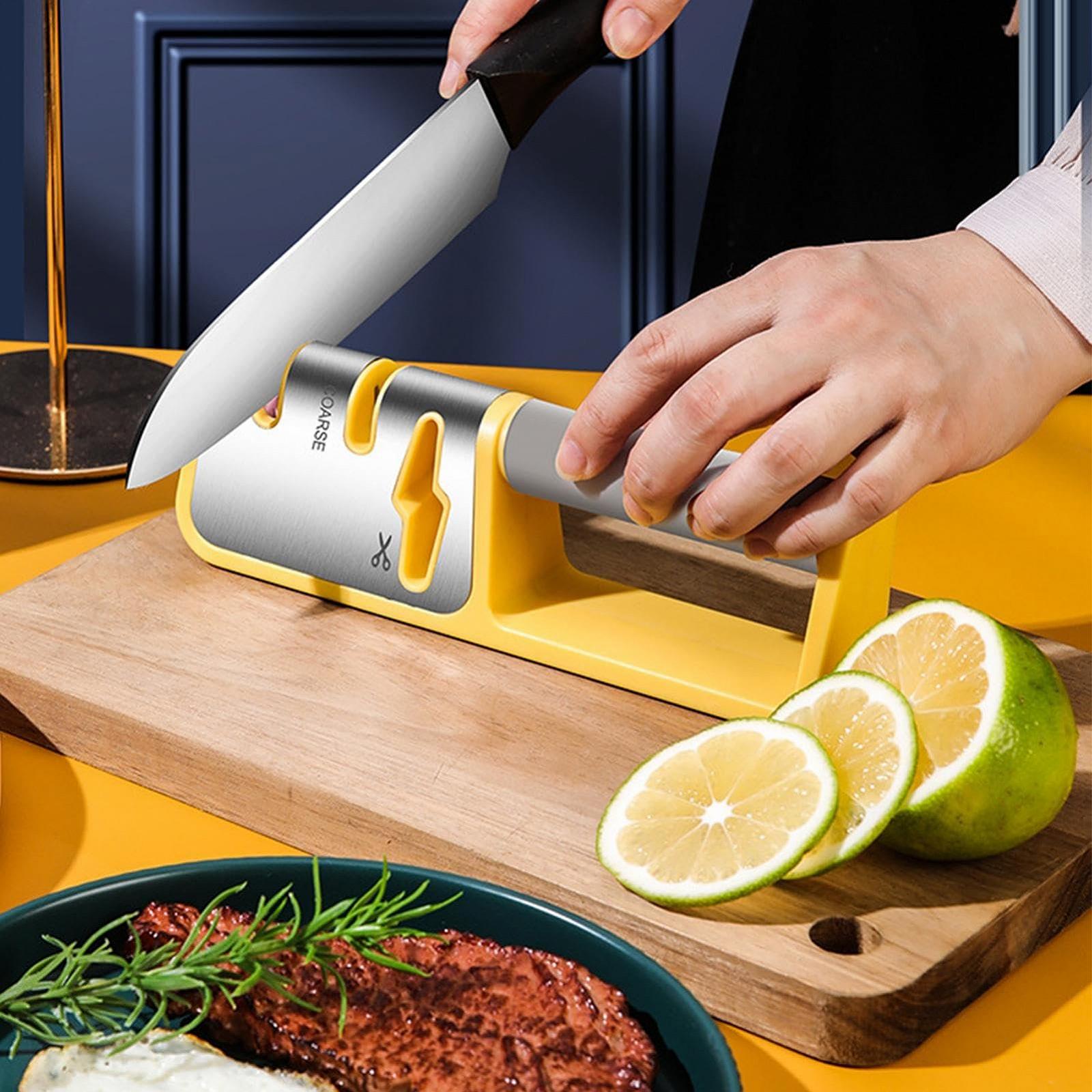 Точилка для ножей Kitchen V-Groove Система для заточки ножниц Портативная для дома и кемпинга, фото №9 Точилка для ножей Kitchen V-Groove Система для заточки ножниц Портативная для дома и кемпинга, фото №9