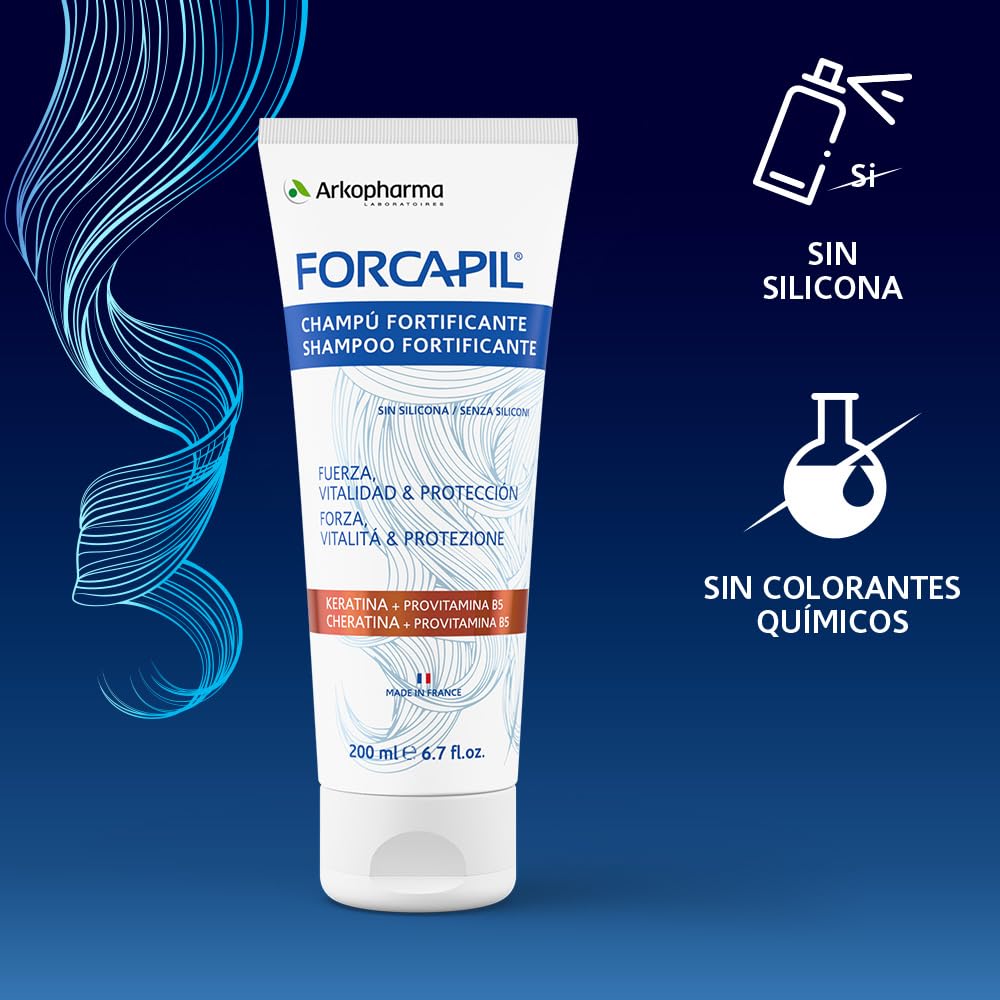 Шампунь Arkopharma Forcapil Fortificante 200 мл, фото №5 Шампунь Arkopharma Forcapil Fortificante 200 мл, фото №5