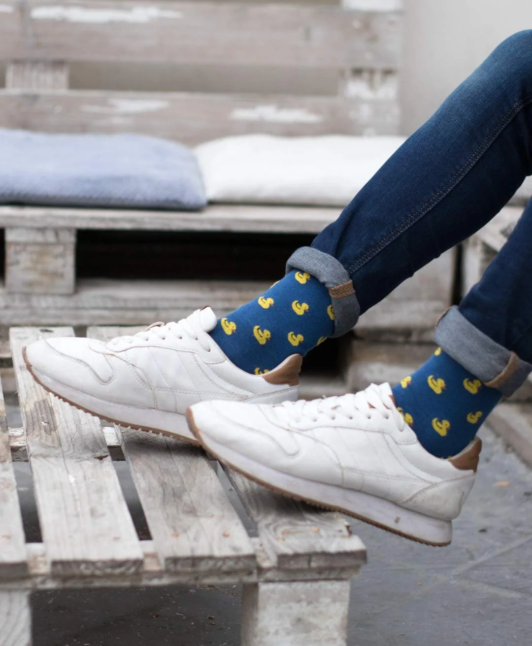 Шкарпетки Блакитні Funny Ducklings, фото №2