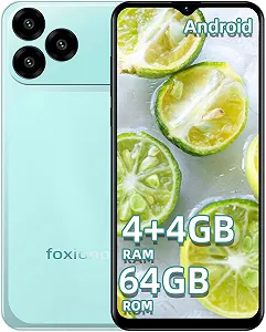 Смартфон Android 4/64 ГБ 6.56" HD+ 4000 мАч 90 Гц Octa Core 4G Dual SIM Green - Фото 1