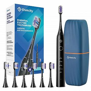 Електрическая зубная щетка Etekcity Sonic, 40000 VPM, 5 режимов, черный - Фото 1