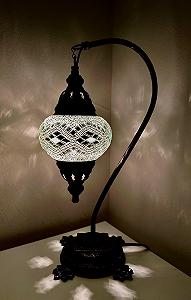 Настільна лампа Samarkand Lights Mosaic Floor Lamp M Oriental Silver - Фото 1