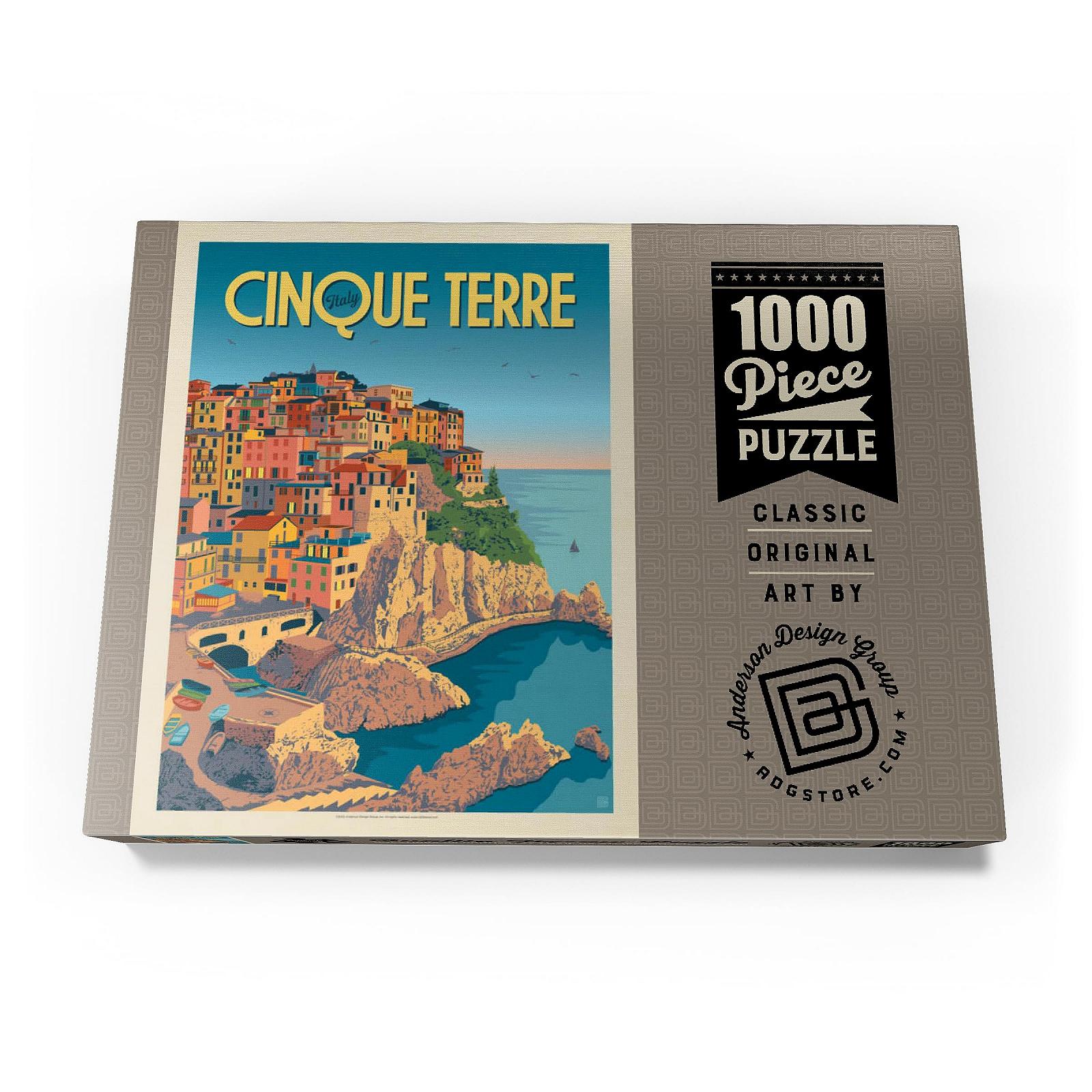 Пазл MyPuzzle Special Collection Italy: Cinque Terre Vintage Poster 1000 деталей, фото №2