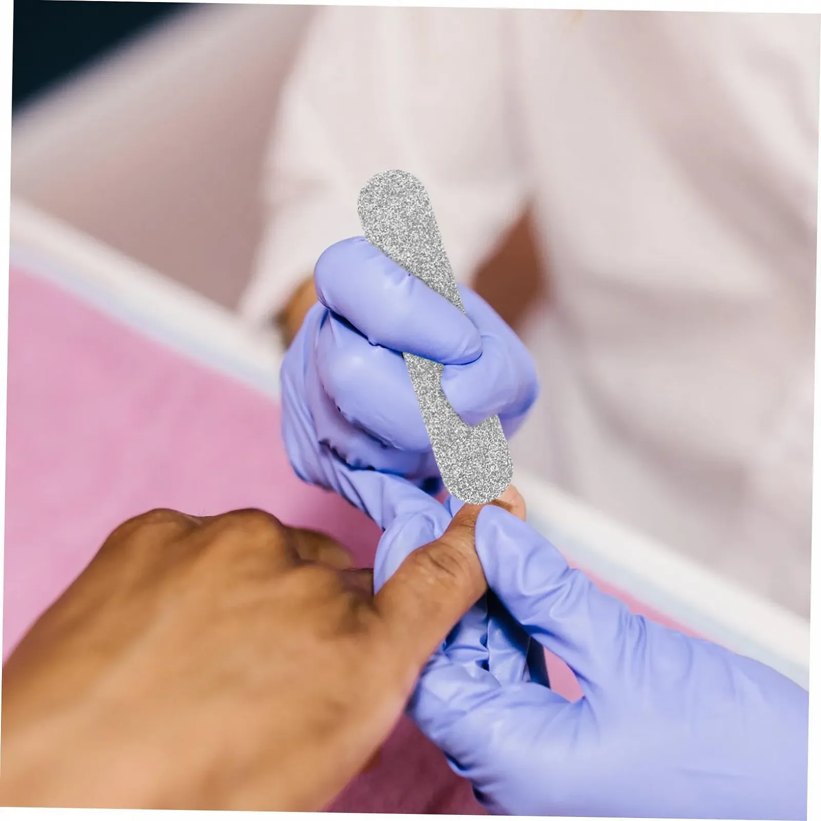 Набор пилок для ногтей PACKOVE 10 шт. для натуральных ногтей, полировочный блок, фото №4 Набор пилок для ногтей PACKOVE 10 шт. для натуральных ногтей, полировочный блок, фото №4