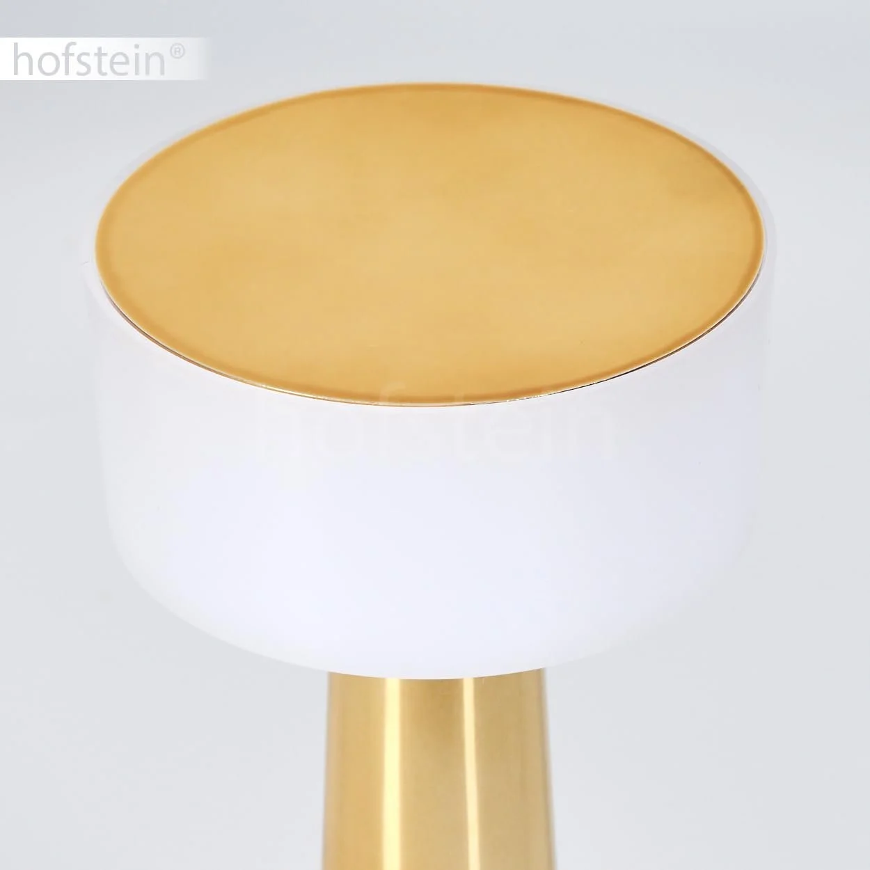 Настільна лампа Gallboda LED димована метал/пластик сенсорний димер USB-C акумулятор 1 Ват 100 Люмен 2700-6500 Кельвін латунний/білий, фото №4