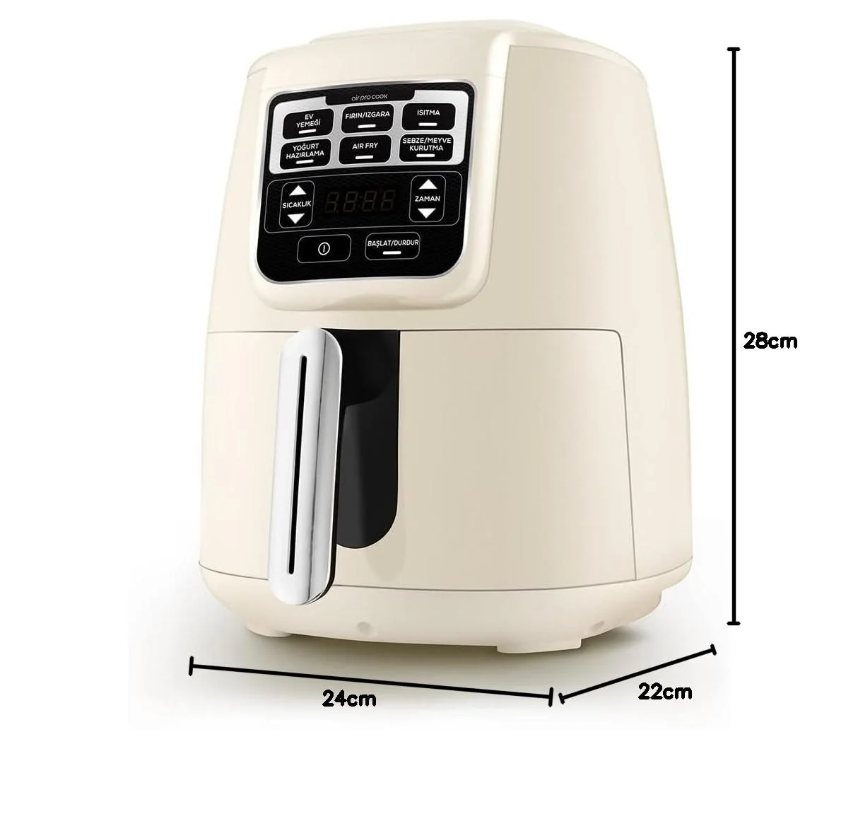 Мультипіч Karaca Air Cook XL Starlight 4 л 1550 Вт Less Fat Technology, фото №2 Мультипіч Karaca Air Cook XL Starlight 4 л 1550 Вт Less Fat Technology, фото №2