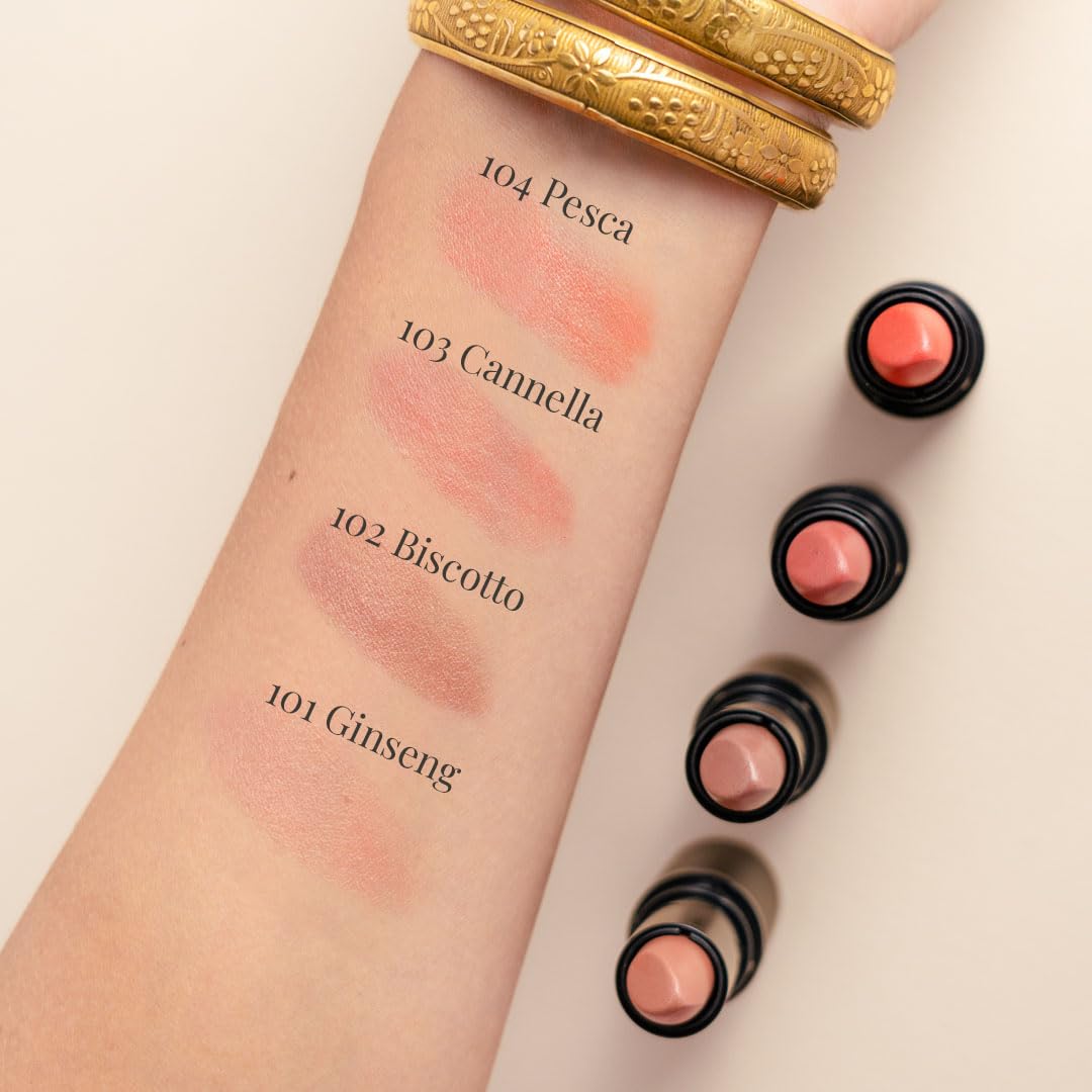 Помада LEPO 3D Nr. 101 Ginseng з рисовим воском і олією жожоба інтенсивний колір і зволожуючий ефект, фото №2