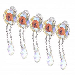 Стразы для ногтей 5 шт. украшения для маникюра DIY для творческого дизайна ногтей, подвески для аксессуаров для маникюра и дизайна ногтей - Фото 1