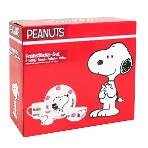 Набор для завтрака из 3 предметов Peanuts Snoopy Collection в коробке synthetic.ua - Фото 1