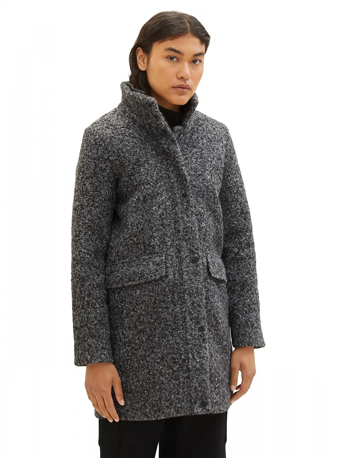 Пальто TOM TAILOR Denim Boucle з коміром-стійкою, фото №1