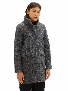 Пальто TOM TAILOR Denim Boucle з коміром-стійкою - Фото 1