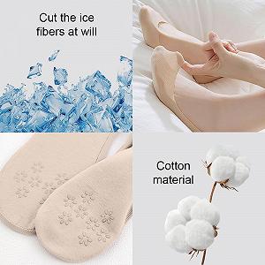 Женские носки Invisible 6 пар, носки-балетки, противоскользящие, дышащие, с силиконовой подушечкой, носки для кроссовок, мокасин, балеток synthetic.ua - Фото 1