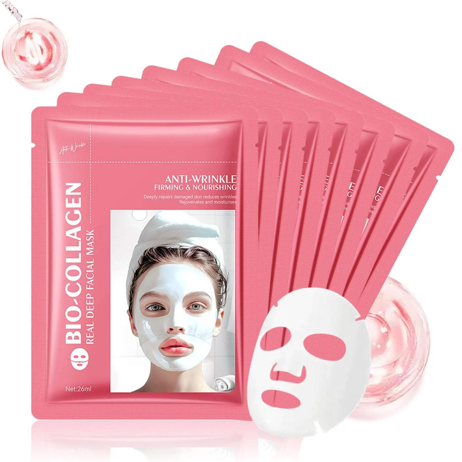 Маска Altherona Organic Collagen, 8 шт., фото №1 Маска Altherona Organic Collagen, 8 шт., фото №1