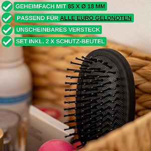 Гребінець для волосся Чорний 1 шт, в комплекті 2 зіп-пакети synthetic.ua - Фото 1