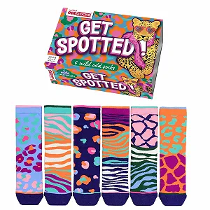Шкарпетки United Oddsocks Get Spotted Gift Box для жінок - Фото 1