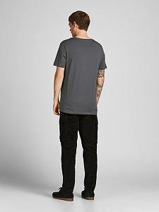 Футболка Jack & Jones LOGO TEE SS CREW NECK NOOS 12137126 Темно-серый S synthetic.ua - Фото 1