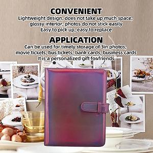 Фотоальбом на 256 карманов для Fujifilm Instax 11 12 9 40 Evo Liplay водонепроницаемый легкий Розовый synthetic.ua - Фото 1