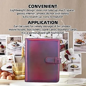 Фотоальбом на 256 кишень для Fujifilm Instax 11 12 9 40 Evo Liplay водонепроникний легкий Рожевий synthetic.ua - Фото 1