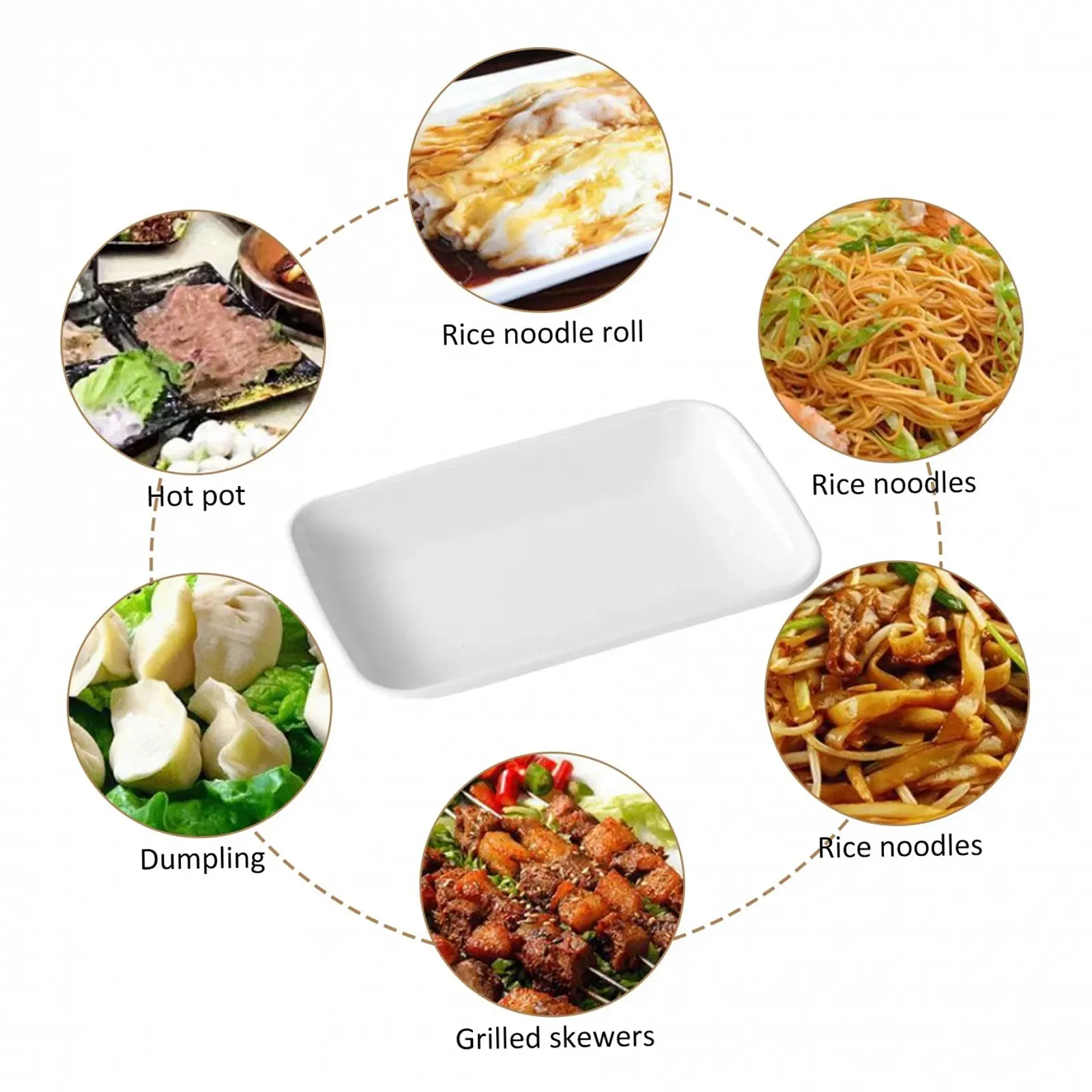 Форми для запікання керамічні прямокутні 6 шт 19,1 x 11,9 x 2 см, фото №2 Форми для запікання керамічні прямокутні 6 шт 19,1 x 11,9 x 2 см, фото №2