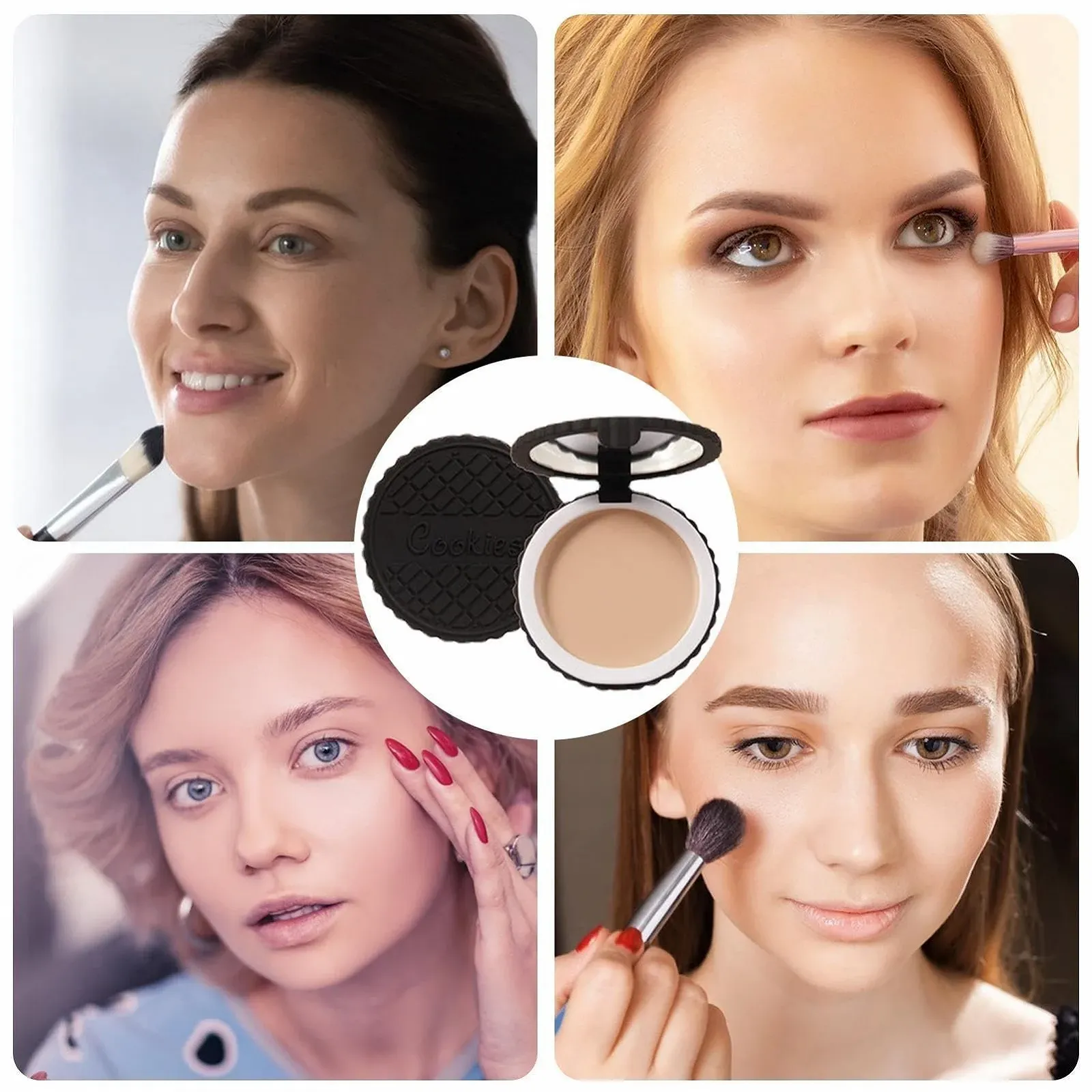 Коректор для обличчя Cookies Design Eye Brighten Concealer корегуючий, високопігментований, зволожуючий, фото №4