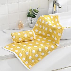 Набір рушників sense gnosis Jacquard Striped 100% бавовна Pack of 2 Yellow synthetic.ua - Фото 1