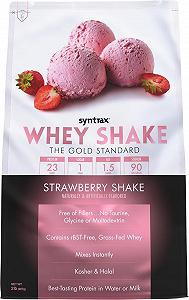 Протеин Syntrax Whey Shake 908 g Strawberry - Фото 1