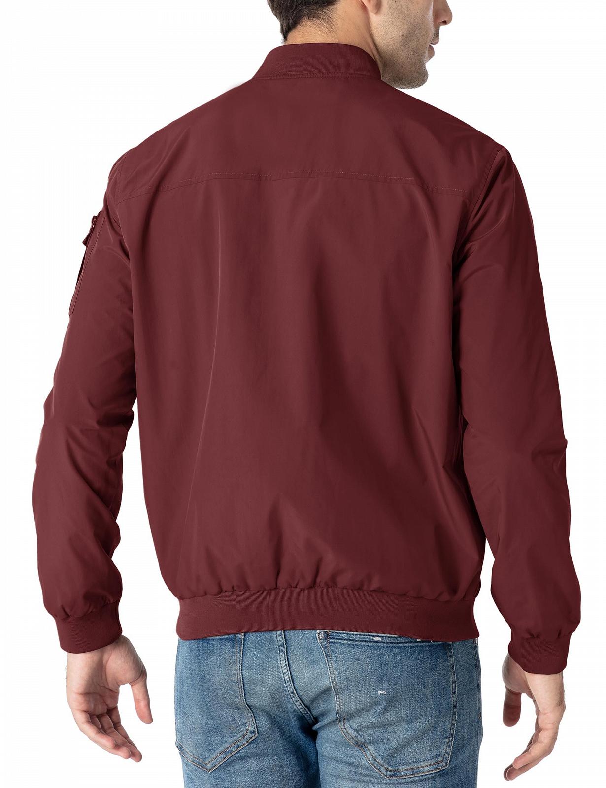 Куртка donhobo Bomber Весна Осень Stand-Up Collar с карманами на молнии, фото №3
