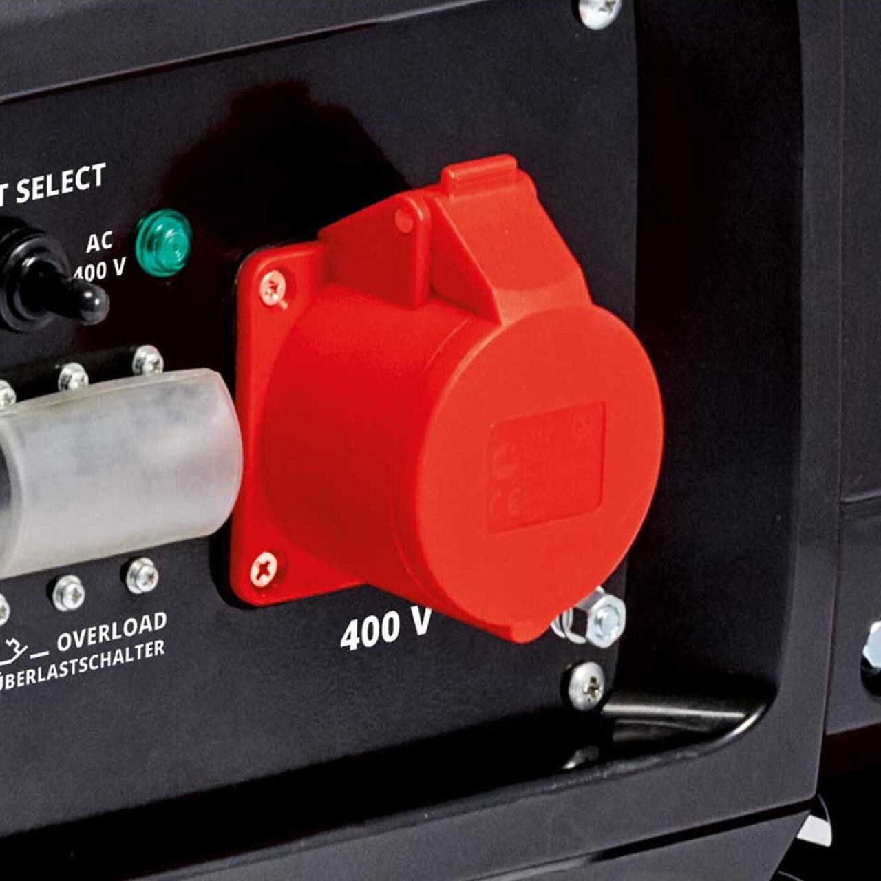 Einhell Генератор бензиновий TC-PG 55/E5, 230В/380В, 3.6кВт макс 5.5кВт), електростарт 25л 83кг, фото №5