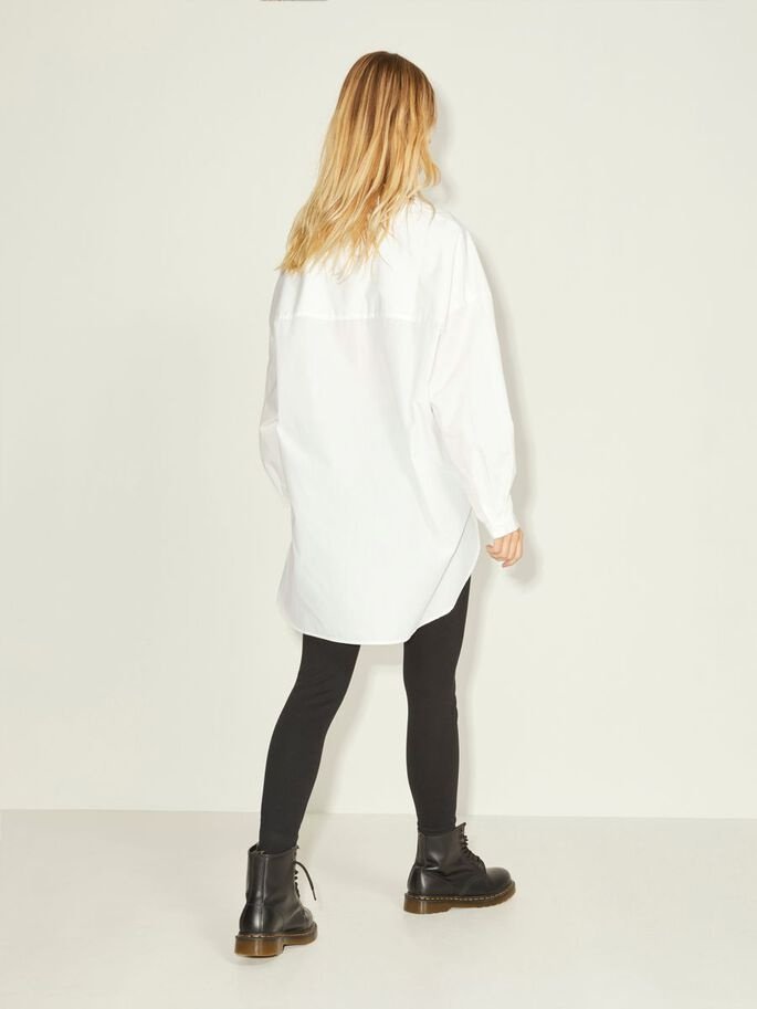 Сорочка JXMISSION LS OVERSIZE NOOS 12203891 Білий S, фото №2