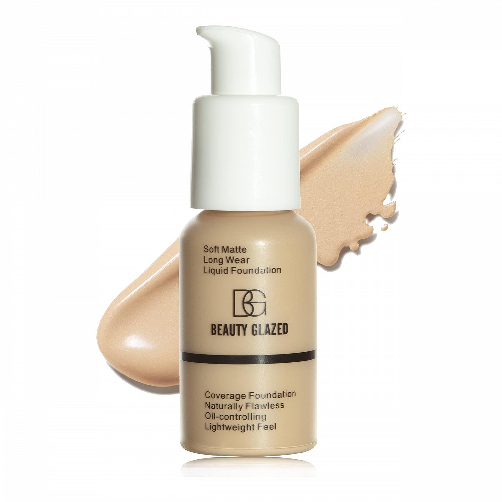 Флакон-основа Flawless Liquid Foundation Full Coverage Perfect Matte Oil Control Concealer #105, фото №3